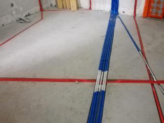 强弱电路排管穿线施作