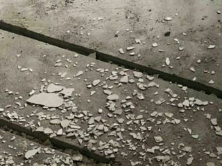 水、电管开槽施工