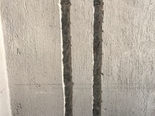 水电线管开槽施工