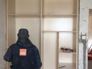 现场木制品造型施作