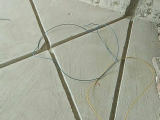 水、电管开槽施作