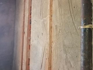 水、电管开槽施作
