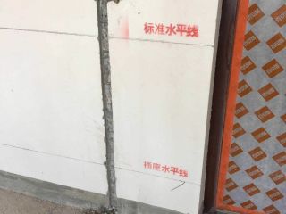 水、电管开槽施工