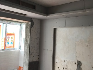 石膏板吊顶施作
