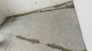 地砖铺贴及地面找平施作