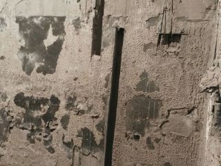 水、电管开槽施作