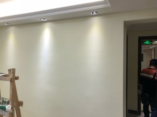 水、电管开槽施作