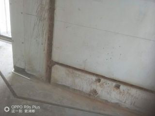 水、电管开槽施作