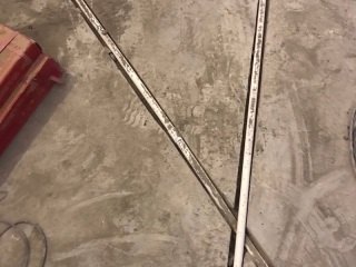 水、电管开槽施工