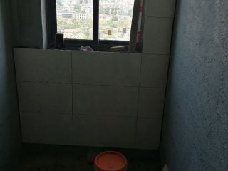 水、电管开槽施作