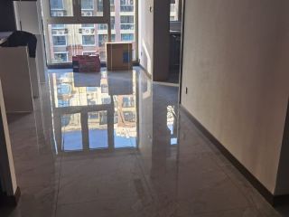 地砖铺贴及地面找平施作