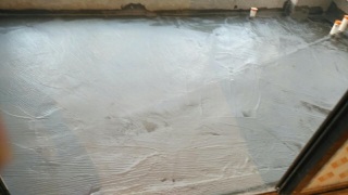 地砖铺贴及地面找平施作