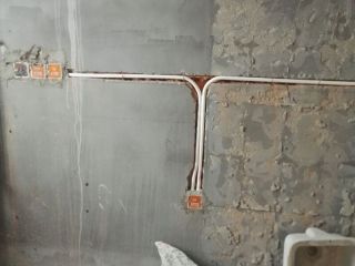 水电线管开槽施工
