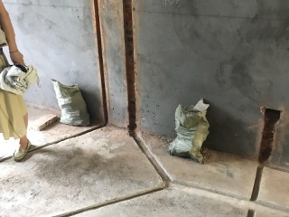 水电线管开槽施工