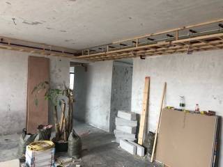 石膏板吊顶施作