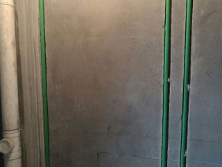 水、电管开槽施工