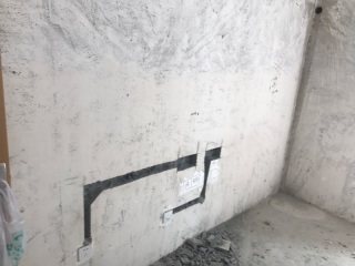 水电线管开槽施工