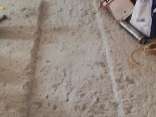 水、电管开槽施作