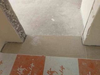地砖铺贴及地面找平施作