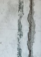 水、电管开槽施作