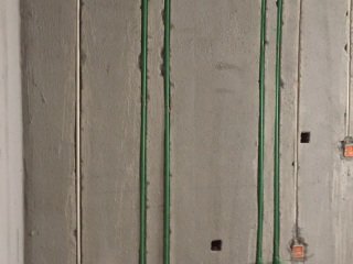 水电线管开槽施工