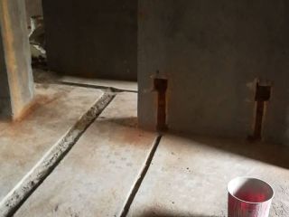 水电线管开槽施工
