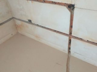 水、电管开槽施作