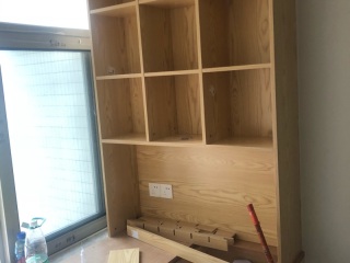 现场木制品造型施作