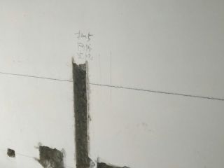 水、电管开槽施作