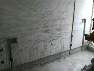 水、电管开槽施作