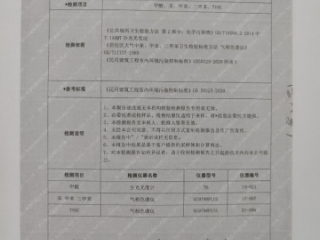 CMA检测报告