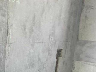 水、电管开槽施作