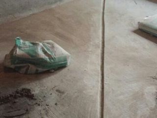 水、电管开槽施作