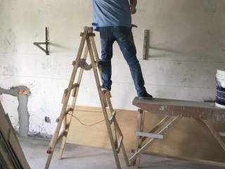 墙、顶面腻子批嵌