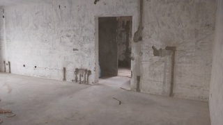 水、电管开槽施作