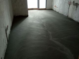 地砖铺贴及地面找平施作