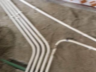 水电线管开槽施工