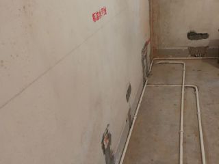 强、弱电布管，穿线施作