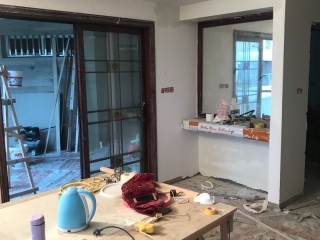 现场木制品造型施作