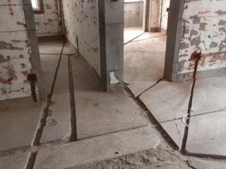 水电放线开槽施作