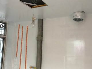 集成吊顶及橱柜柜体安装