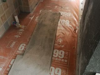 地砖铺贴及地面找平施作