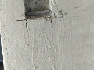 水、电管开槽施作