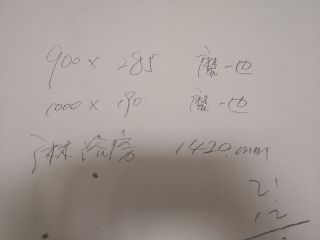 现场背景墙及隔墙施作