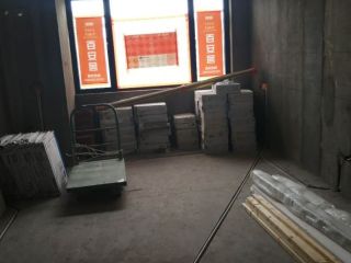 水、电管开槽施作