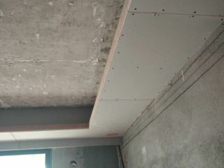 石膏板吊顶施作