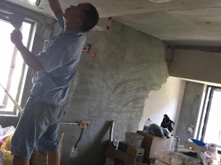 墙、顶面腻子批嵌