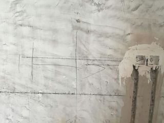 水、电管开槽施作