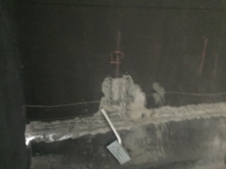 水、电管开槽施作