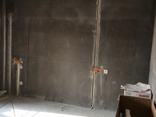 水电线管开槽施工